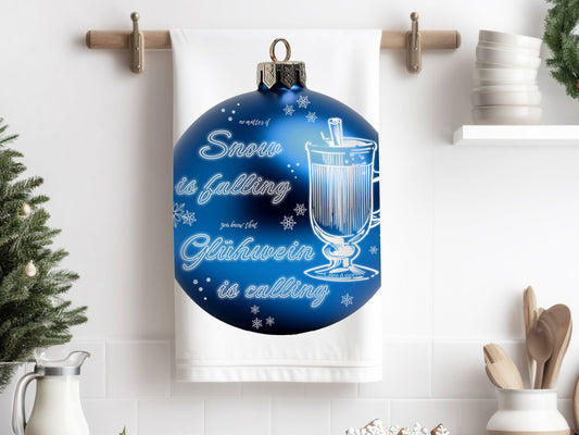 Geschirrtuch Glühwein calling